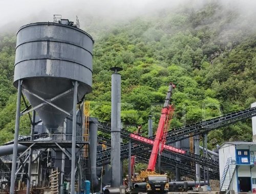 400 tph sandstone aggregate production line