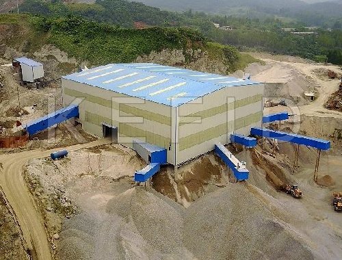 1000 tph diorite rock crushing sand production line